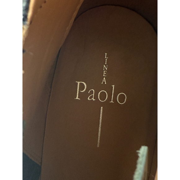 Linea Paolo FINA Ankle Booties wedge sneaker 8.5 M white - Picture 4 of 16